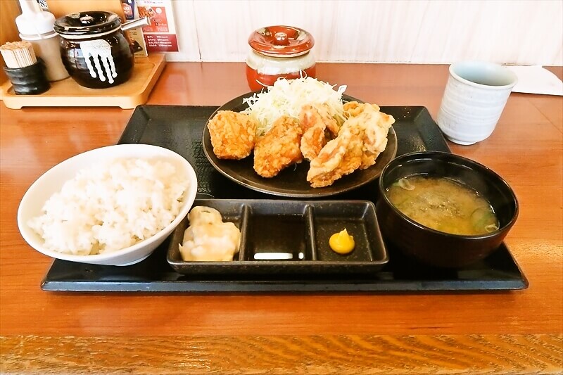 2026年『からやま相模原店』とり天合盛り定食1