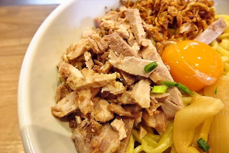 相模大野駅『元祖油堂 油そば 相模大野店』油そば特盛り6