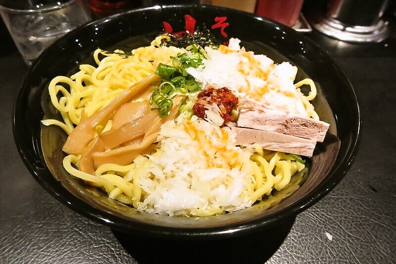 町田駅『油そば 東京油組総本店 町田組』油そばW盛り6