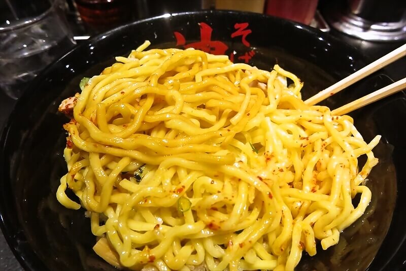 町田駅『油そば 東京油組総本店 町田組』油そばW盛り9