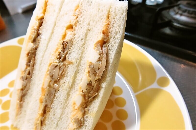 なぜか45%増量作戦『ファミリーマート』テリヤキチキンとたまごサンド7