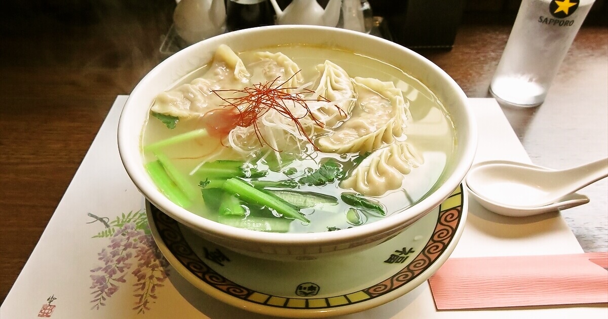 相模原市『中国料理 御食事処 道』肉爆ジャンボ餃子塩ラーメンサムネイル