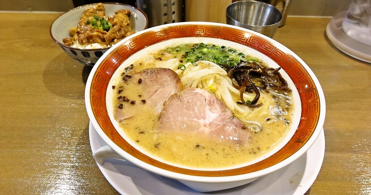 相模原市淵野辺『二代目 南洲ラーメン』豚骨ラーメンサムネイル