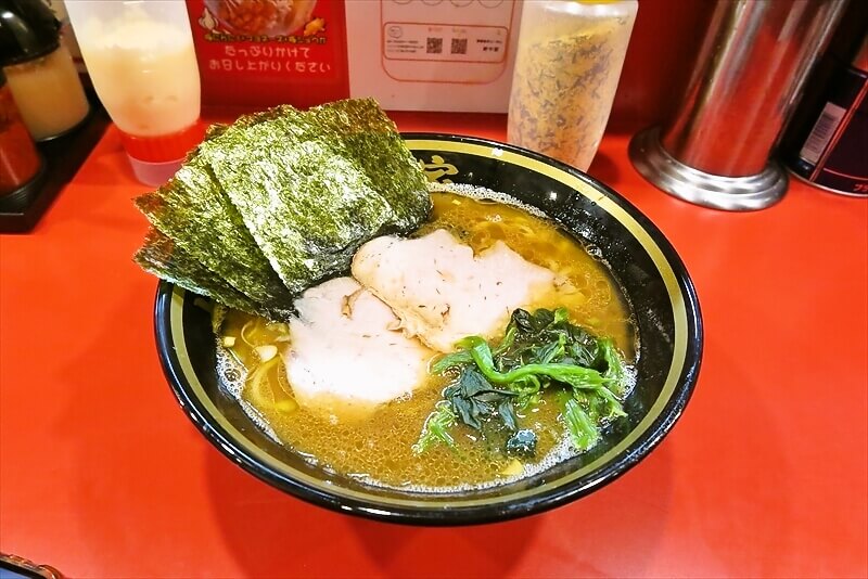 町田駅『横濱家系ラーメン 七代目 野中家』ラーメン1