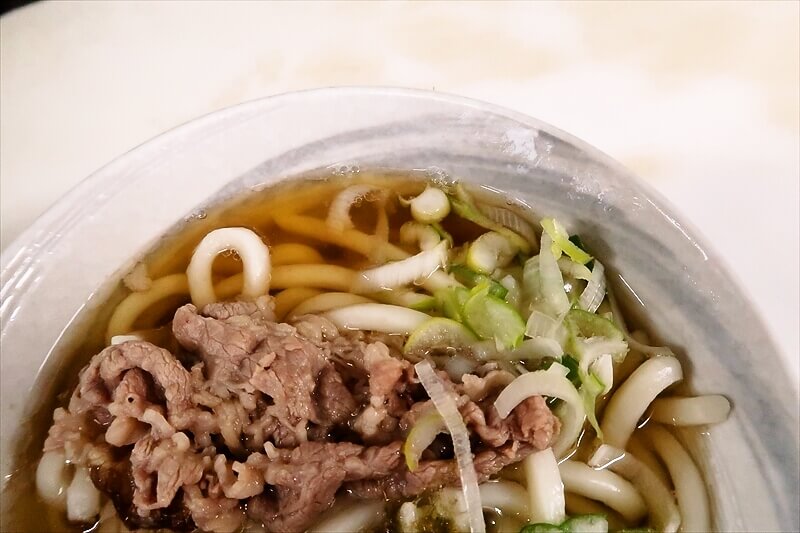 大阪通天閣『三吉うどん』肉うどん4