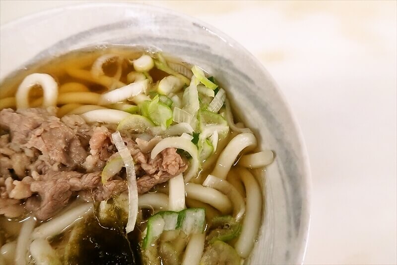 大阪通天閣『三吉うどん』肉うどん5