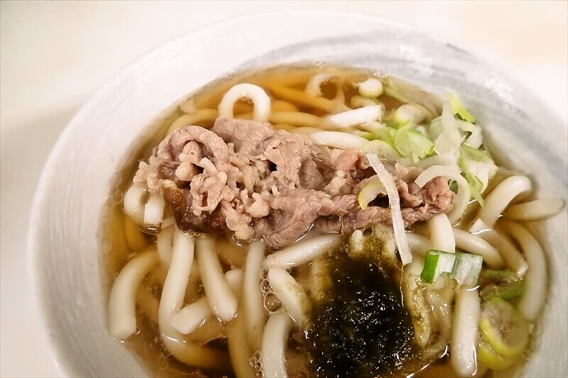 大阪通天閣『三吉うどん』肉うどん6