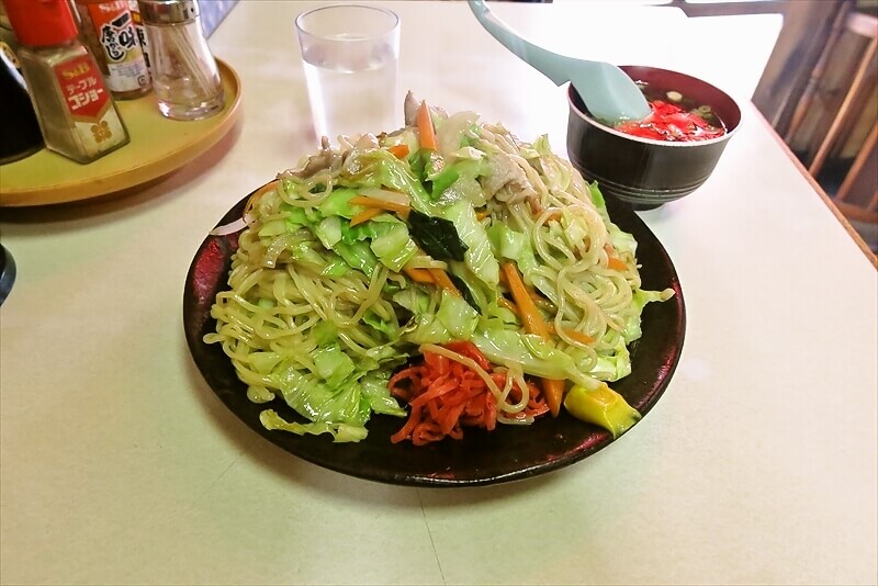 相模原市『中華料理 大勝軒』塩焼きそば大盛り1