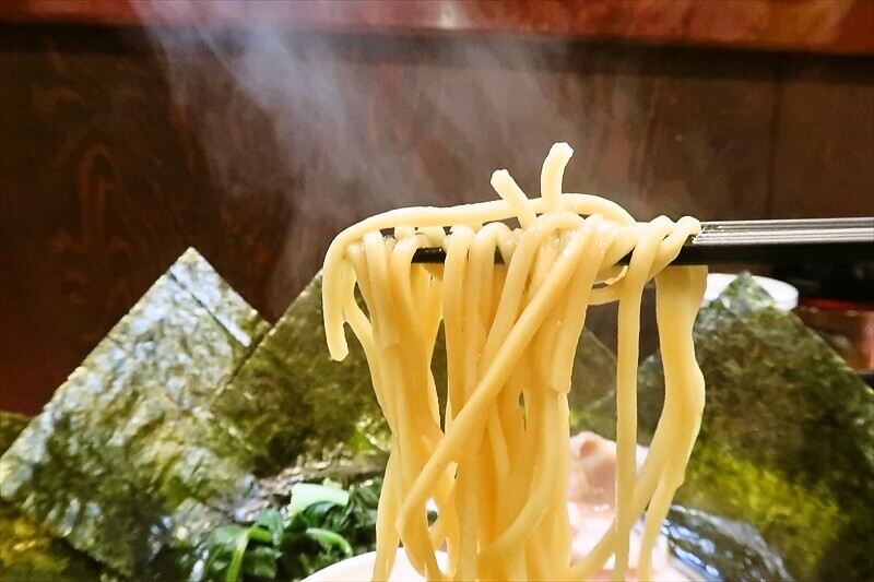 相模原市『家系ラーメン 六郷家』ラーメン海苔トッピング8