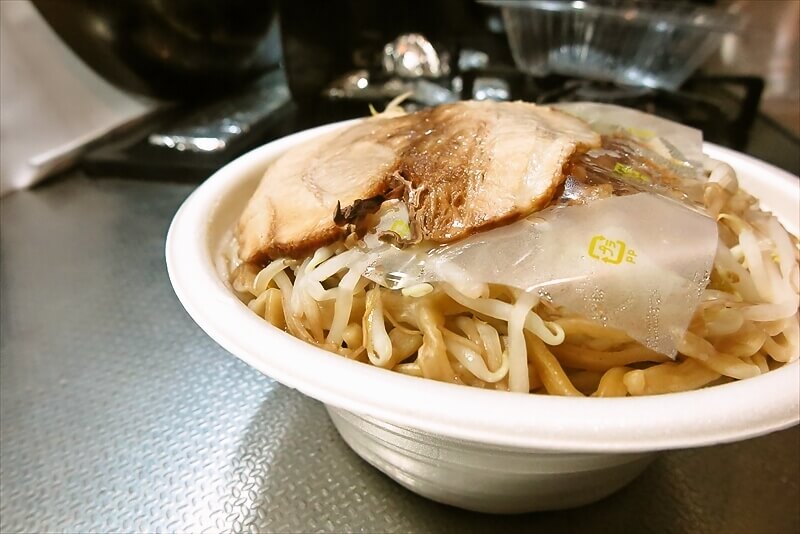 創業祭『セブンイレブン』50%以上感謝盛り 中華蕎麦とみ田監修デカ豚ラーメン アブラ増し10