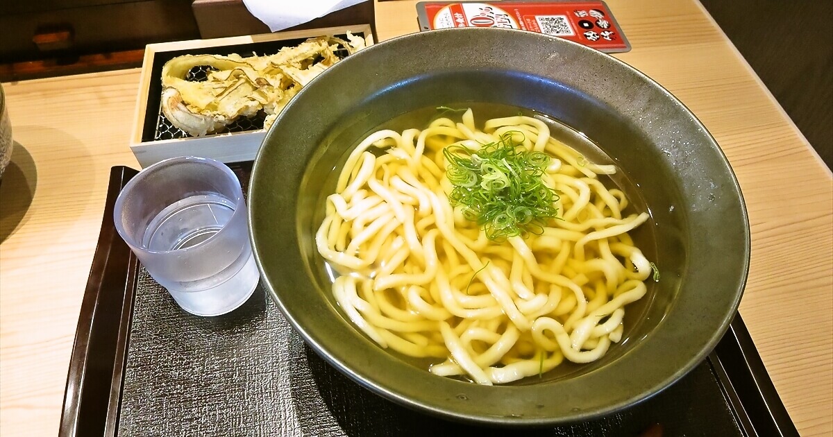 座間市『もっちりうどん源次郎 座間相模が丘店』かけうどん4玉サムネイル