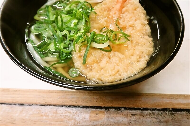 大阪市難波『うどん そば 天政』天ぷらうどん2
