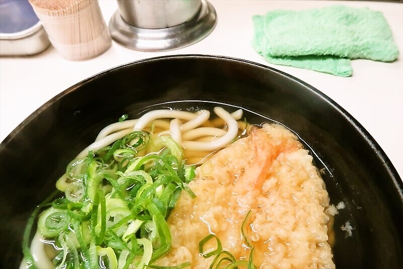 大阪市難波『うどん そば 天政』天ぷらうどん4