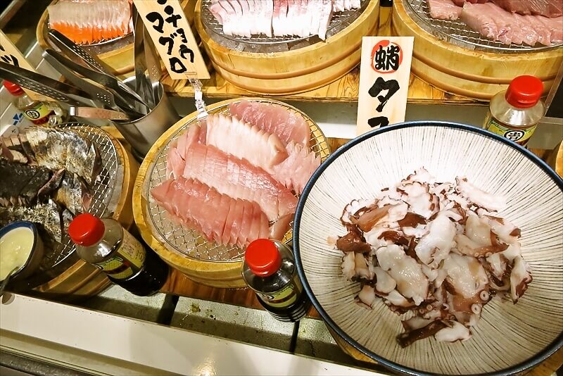 神奈川県『刺身食べ放題 漁港食堂 秦野店』食べ放題メニュー8