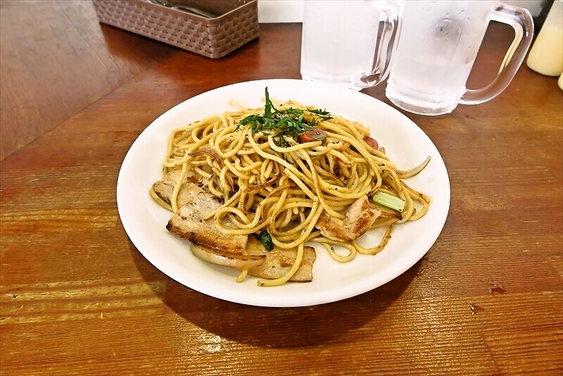 八王子駅『PiaPia（ピアピア）』豚にんにくスパゲッティ2