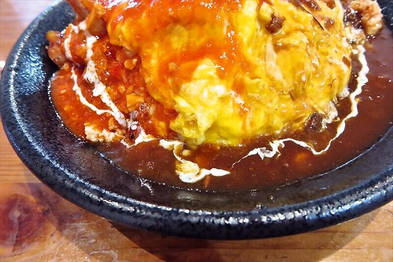 八王子駅『オムライス PiaPia（ピアピア）』デミ＆鶏トマトオムライス4