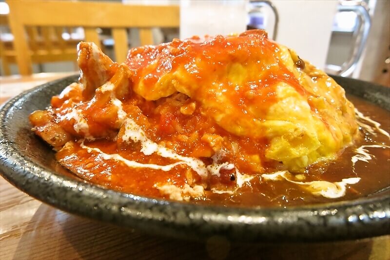 八王子駅『オムライス PiaPia（ピアピア）』デミ＆鶏トマトオムライス6