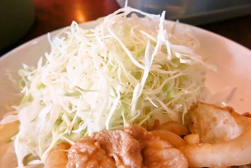 相模原市『味の彩門』ガッツリ定食（ラーメン、大ライス、生姜焼き）5