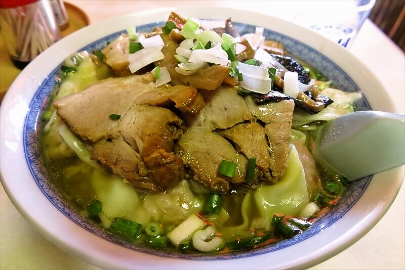 相模原市『中華料理 大勝軒』チャーシューワンタンメン大盛り2