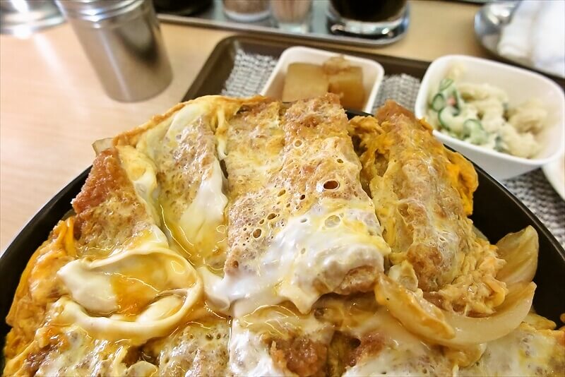 厚木市『定食家 そば八』ビックかつ丼7