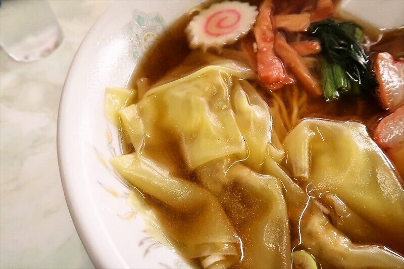 厚木市旭町『中華料理 品香亭』ワンタンメン6