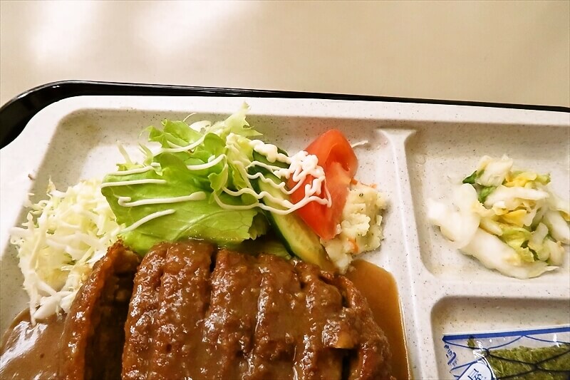 大阪市西成区山王『和洋食 日松亭』日替わりミンチカツ定食3