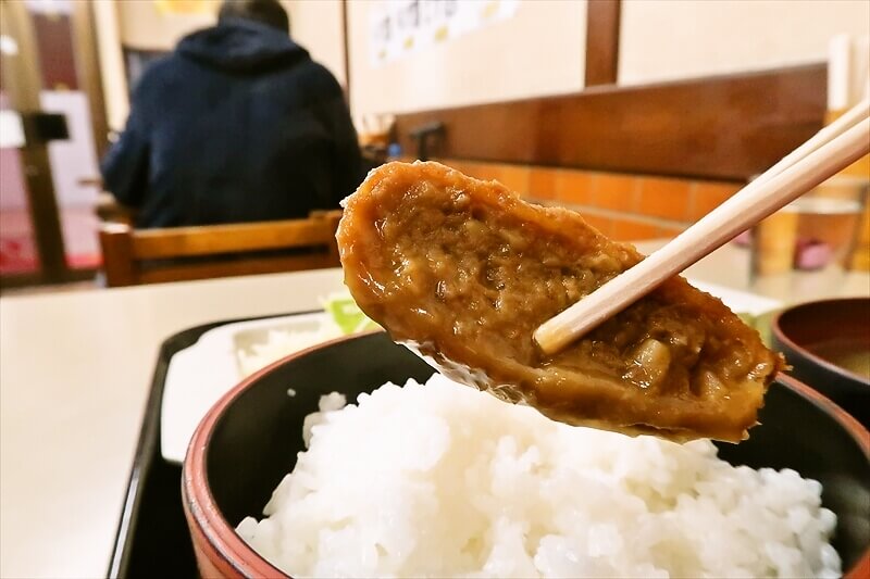 大阪市西成区山王『和洋食 日松亭』日替わりミンチカツ定食10