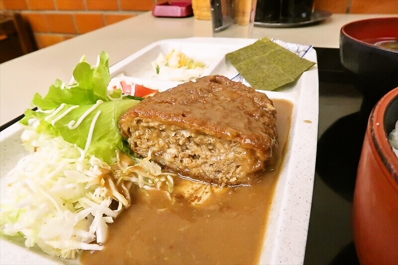 大阪市西成区山王『和洋食 日松亭』日替わりミンチカツ定食11