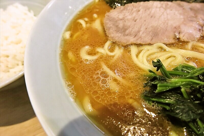 八王子市 武道家直系『らーめん 尾又家（おまたや）』家系ラーメン＆ライス6