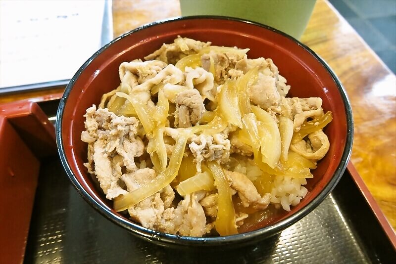 相模原市淵野辺『櫻屋そば店』ランチメニュー蕎麦&豚丼セット5