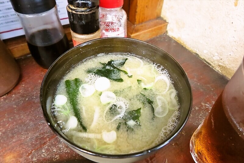 相模原市『とんかつ赤城』味噌汁