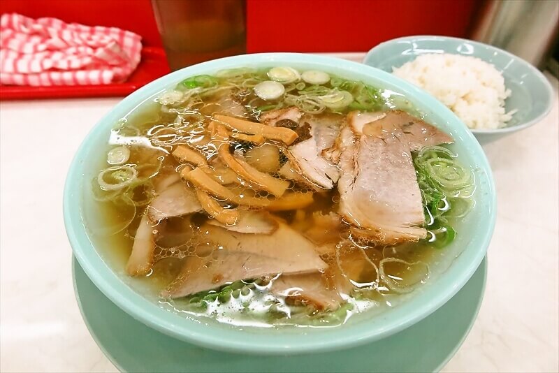 『なぎちゃんラーメン八王子店』中華そば&ライス1