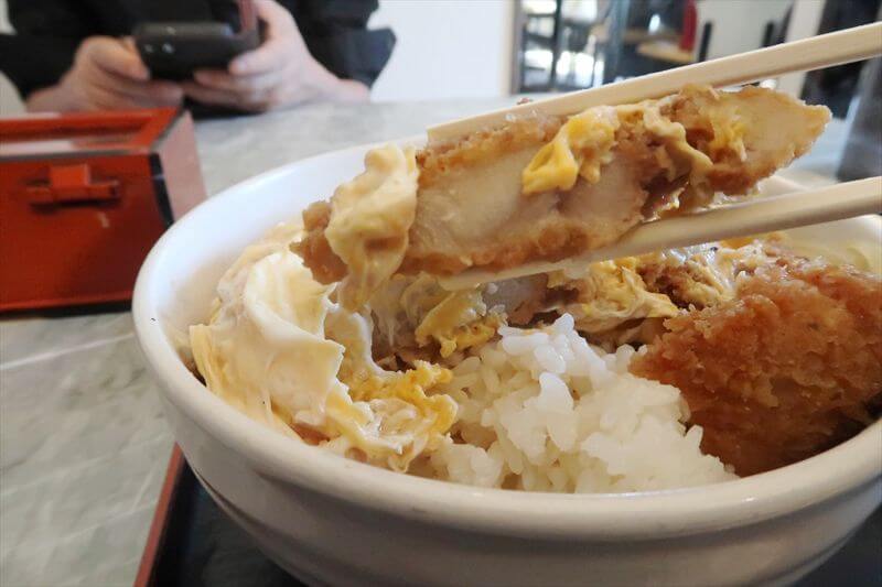 山形県東根市『cafe 元希（もとき）』カツ丼大盛り11