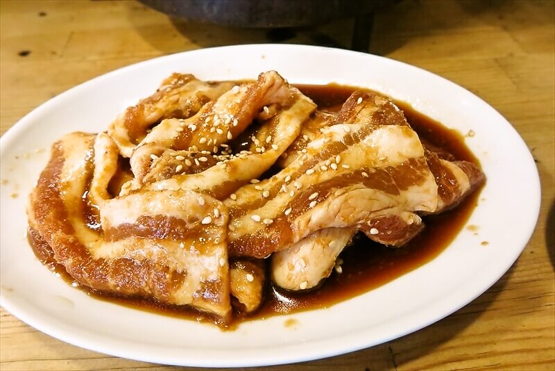淵野辺駅『焼肉ホルモン いくどん元気屋 淵野辺店』生姜焼きセット2