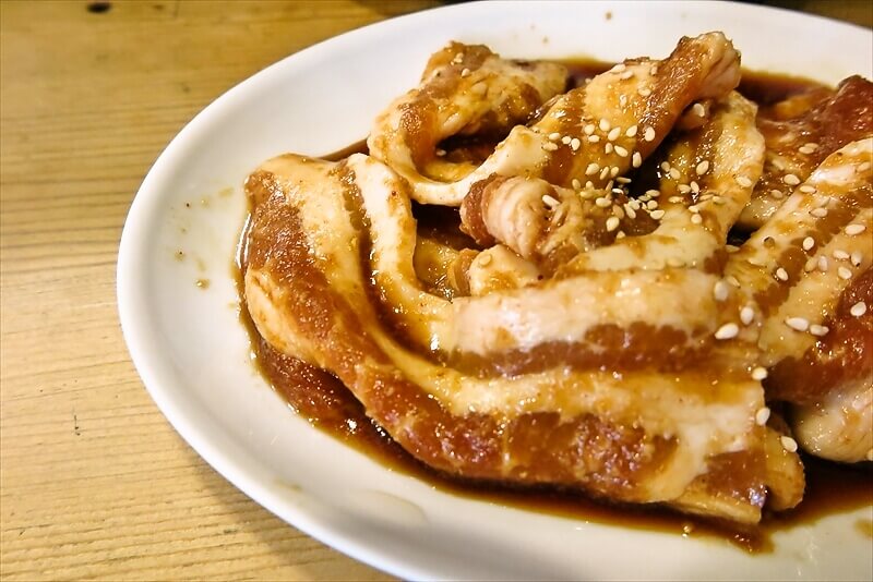 淵野辺駅『焼肉ホルモン いくどん元気屋 淵野辺店』生姜焼きセット1