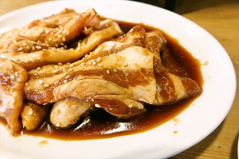 淵野辺駅『焼肉ホルモン いくどん元気屋 淵野辺店』生姜焼きセット3