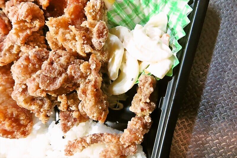 相模原市淵野辺『こがねちゃん弁当』鶏の唐揚げ弁当特盛8