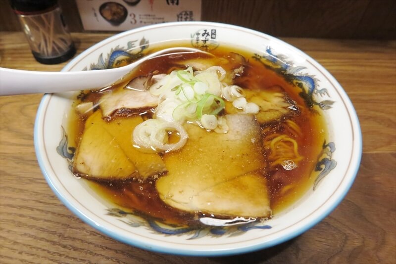町田駅『元祖みず竹 中華そば 町田店』中華そば（ラーメン）2