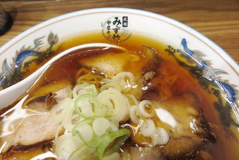 町田駅『元祖みず竹 中華そば 町田店』中華そば（ラーメン）4